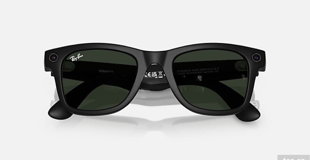 Smart eynək Ray-Ban Meta Wayfarer Transitions Graphite Green