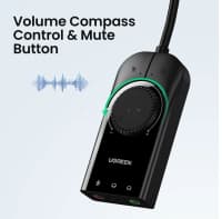Səs kartı Ugreen USB External Stereo Adapter CM129 — şəkil 5