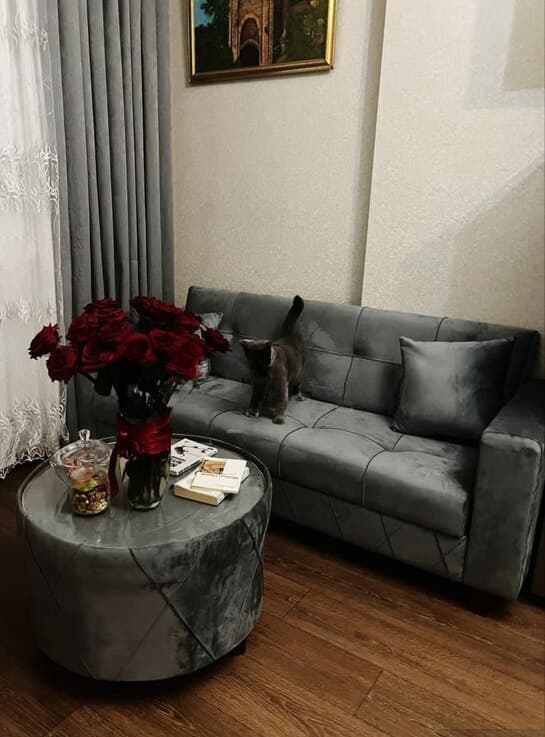 Künc divan, Qarışıq rəng