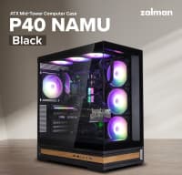 Kompüter korpusu Zalman P40 Namu Black ARGB ATX — şəkil 1