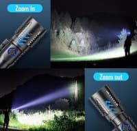 Güclü LED Fənər Powerbank funksiyalı 1000000 lümen — şəkil 4