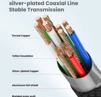 Qızılı rəng data kabel, USB — şəkil 3