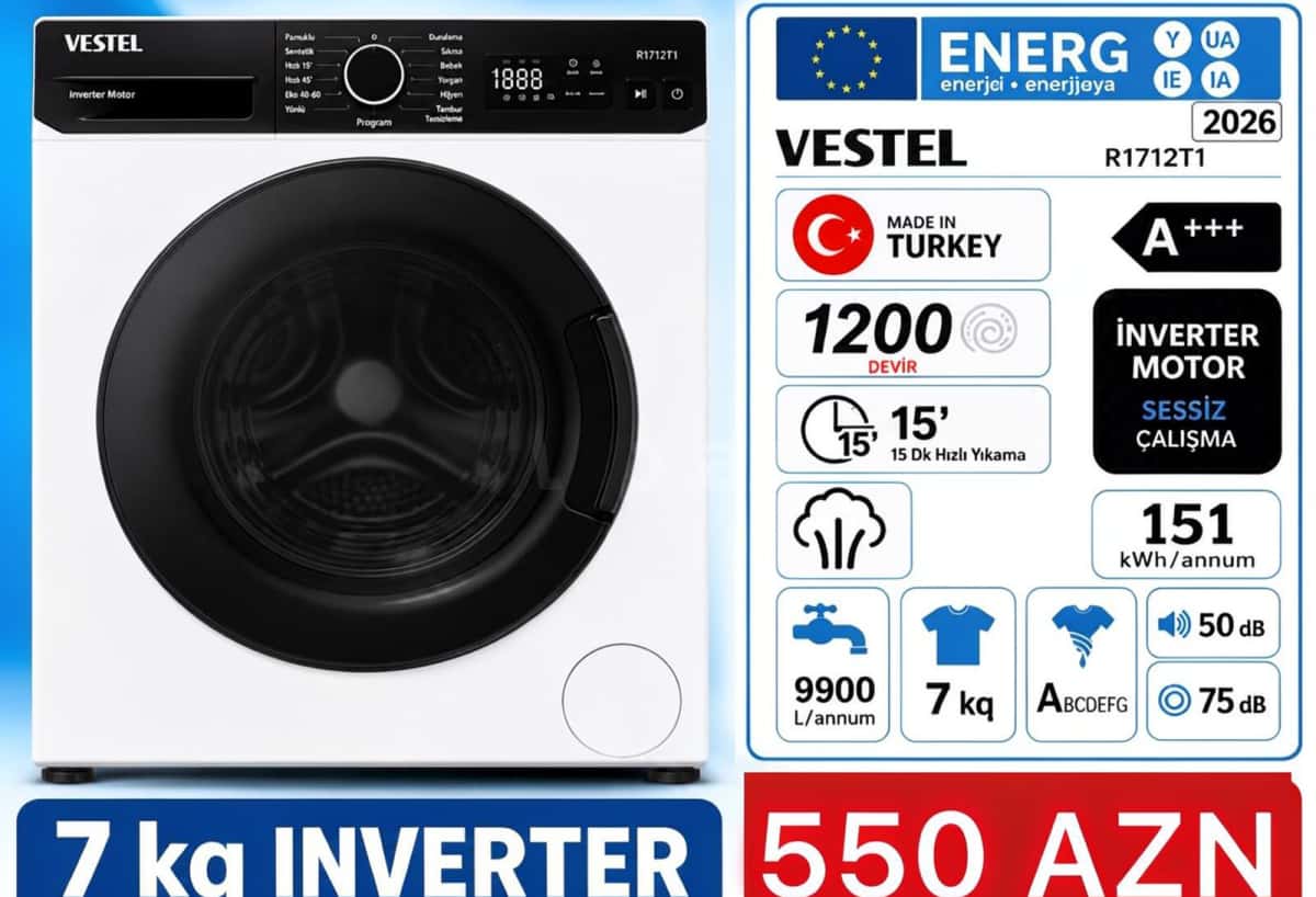 Vestel paltaryuyan maşın - Tenderyard