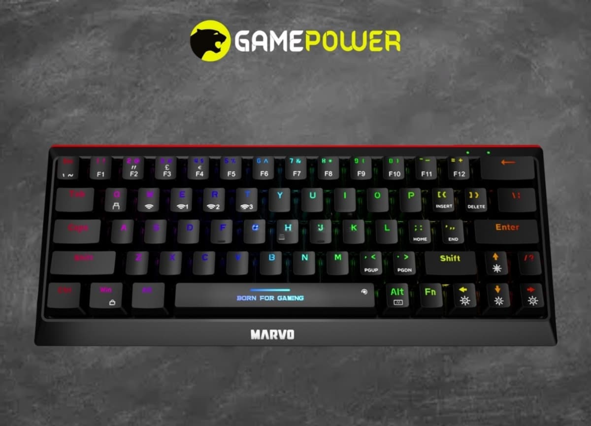Marvo Hecate 61WR KG962W Mexaniki Gaming Klaviatura