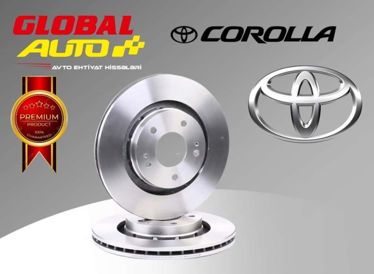 Brake disc Toyota Corolla 2004-2025 - Tenderyard
