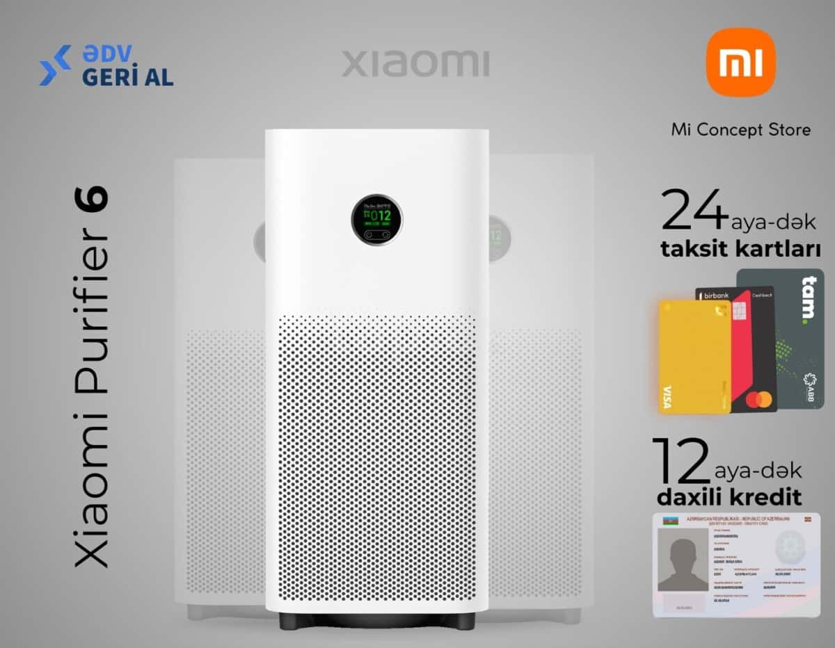 Air purifier Xiaomi Smart Air Purifier 6 - Tenderyard