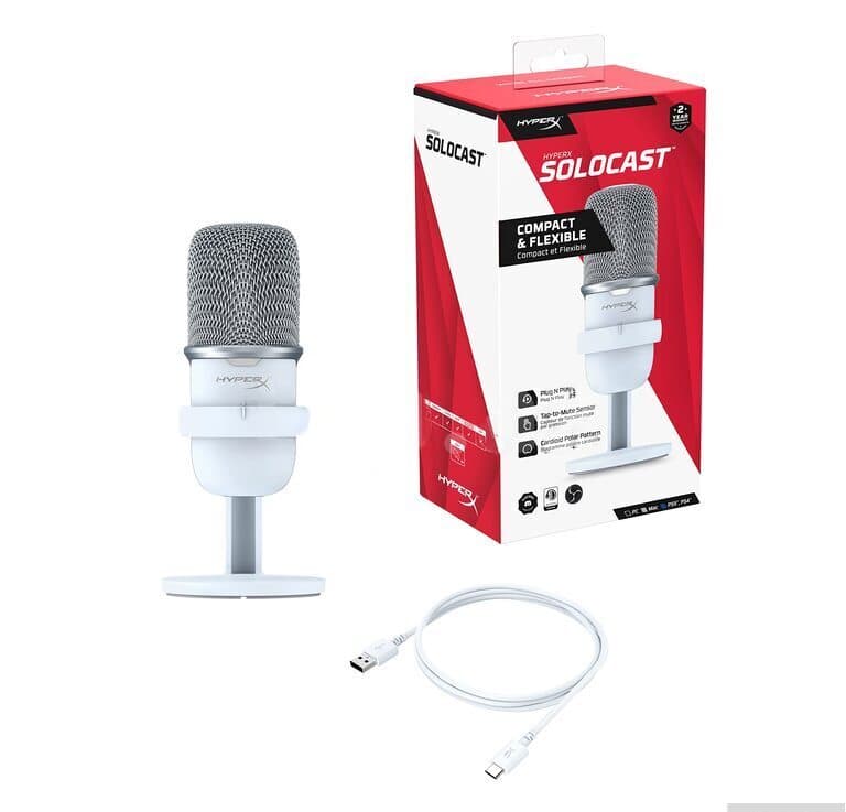 Mikrofon HyperX SoloCast White 519T2AA