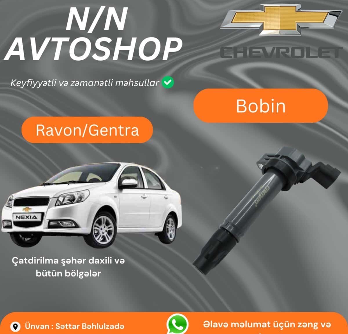 Ignition coil Ravon Gentra - Tenderyard