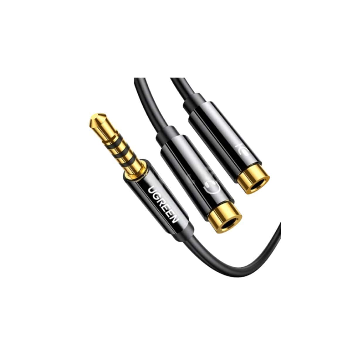 Ugreen 3.5mm male to 2 female audio splitter - Tenderyard