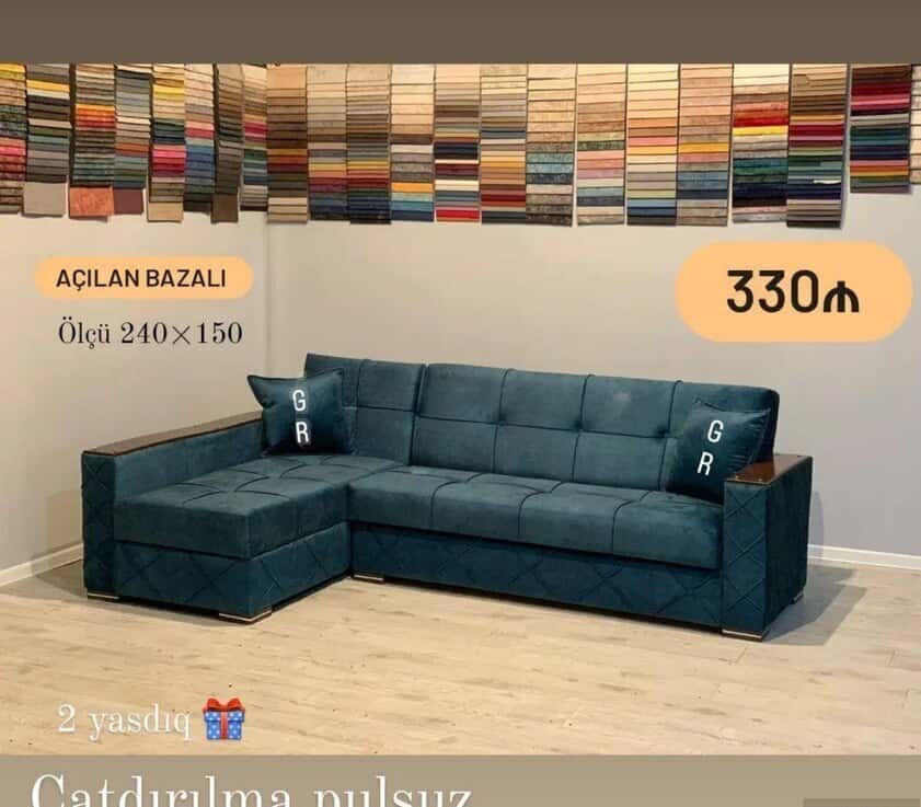 Künc divan, Qarışıq rəng - Tenderyard