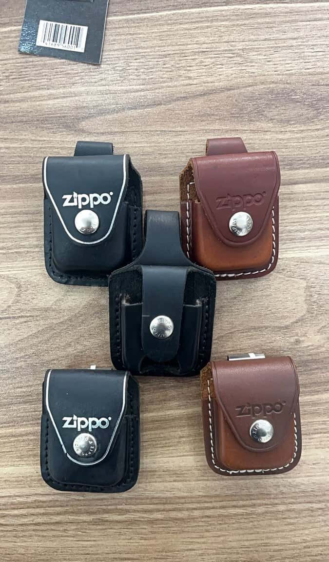Leather case for Zippo lighter - Tenderyard