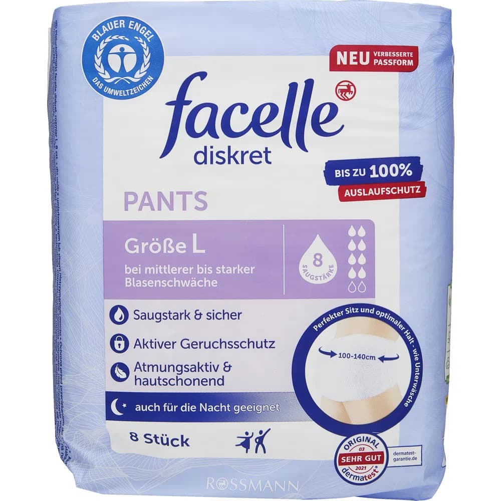Facelle Diskret Böyüklər Üçün Bez-Tuman, L Ölçü
