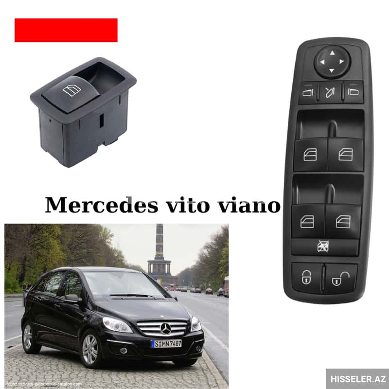 Window switch control panel for Mercedes B-Class - Tenderyard