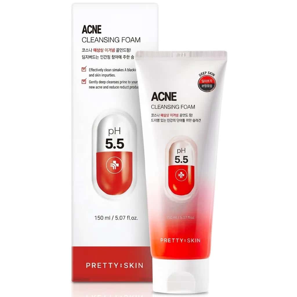 PrettySkin Akne Əleyhinə Üz Yuma Köpüyü 150 ml - Tenderyard