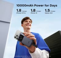 10,000 mAh powerbank, Boz rəng — şəkil 5