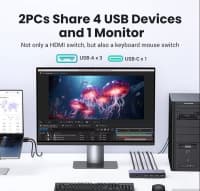 KVM Switch Ugreen 8K 60Hz HDMI 2.1 — şəkil 3