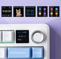 Mexaniki klaviatura Aula F75 Max Blue + White + Dark Purple — şəkil 4