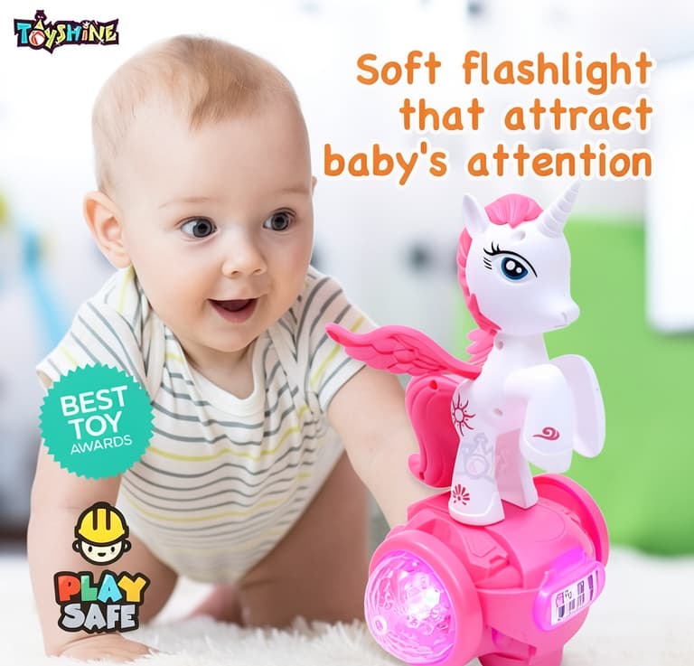 Toyshine Musiqili və İşıqlı Unicorn Oyuncağı