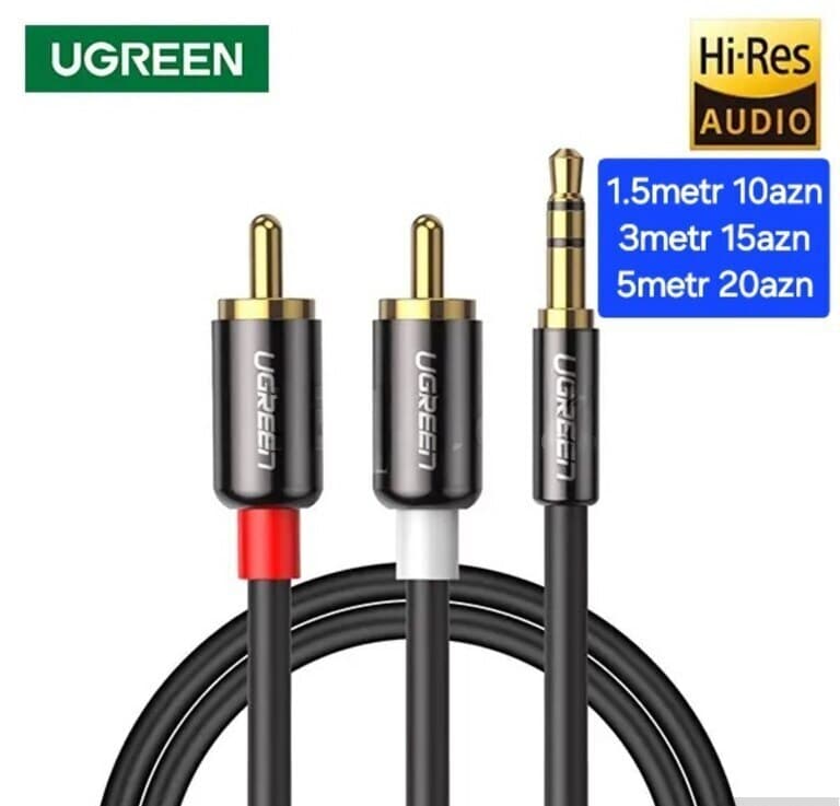 Qara rəng data kabel, AUX