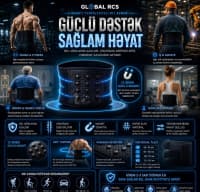 Maqnitli bel korseti Sibote ST-7362 — şəkil 8