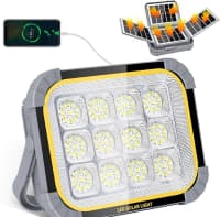 Günəş enerjili 4 panelli 3410 LED projektor — şəkil 1