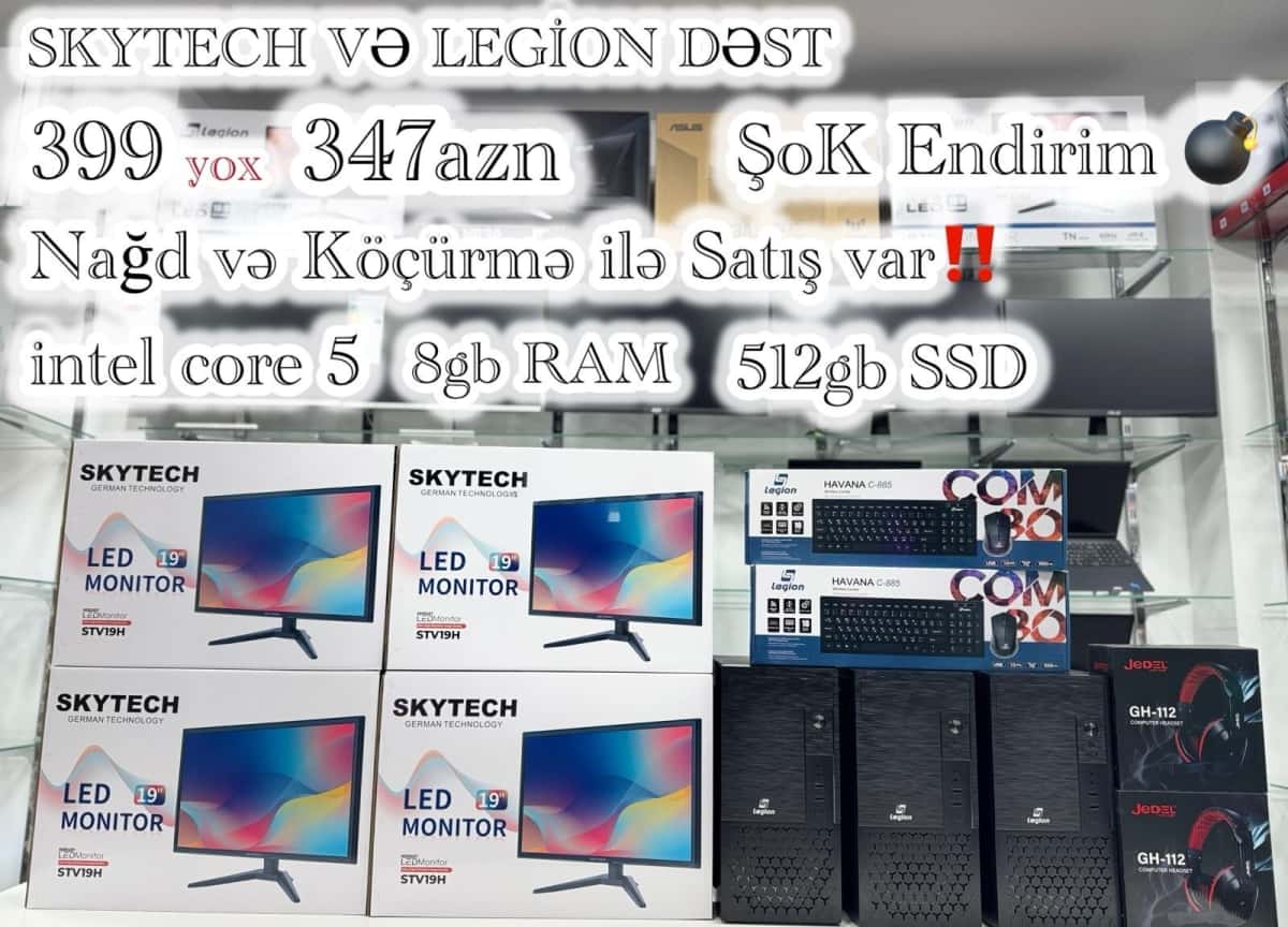 Legion Skytech Desktop Computer Set - Tenderyard