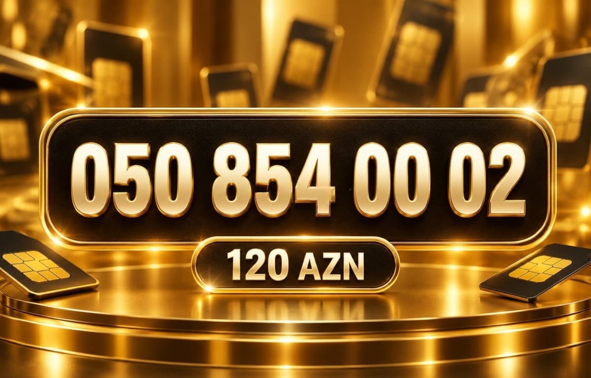 Azercell nömrə (050) 854-00-02