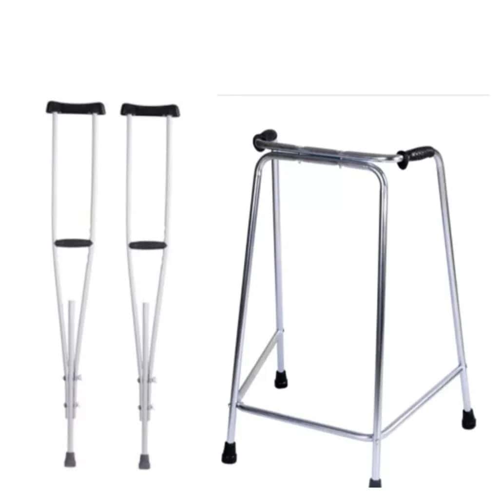 Rehabilitation Walker and Crutch Set - Tenderyard