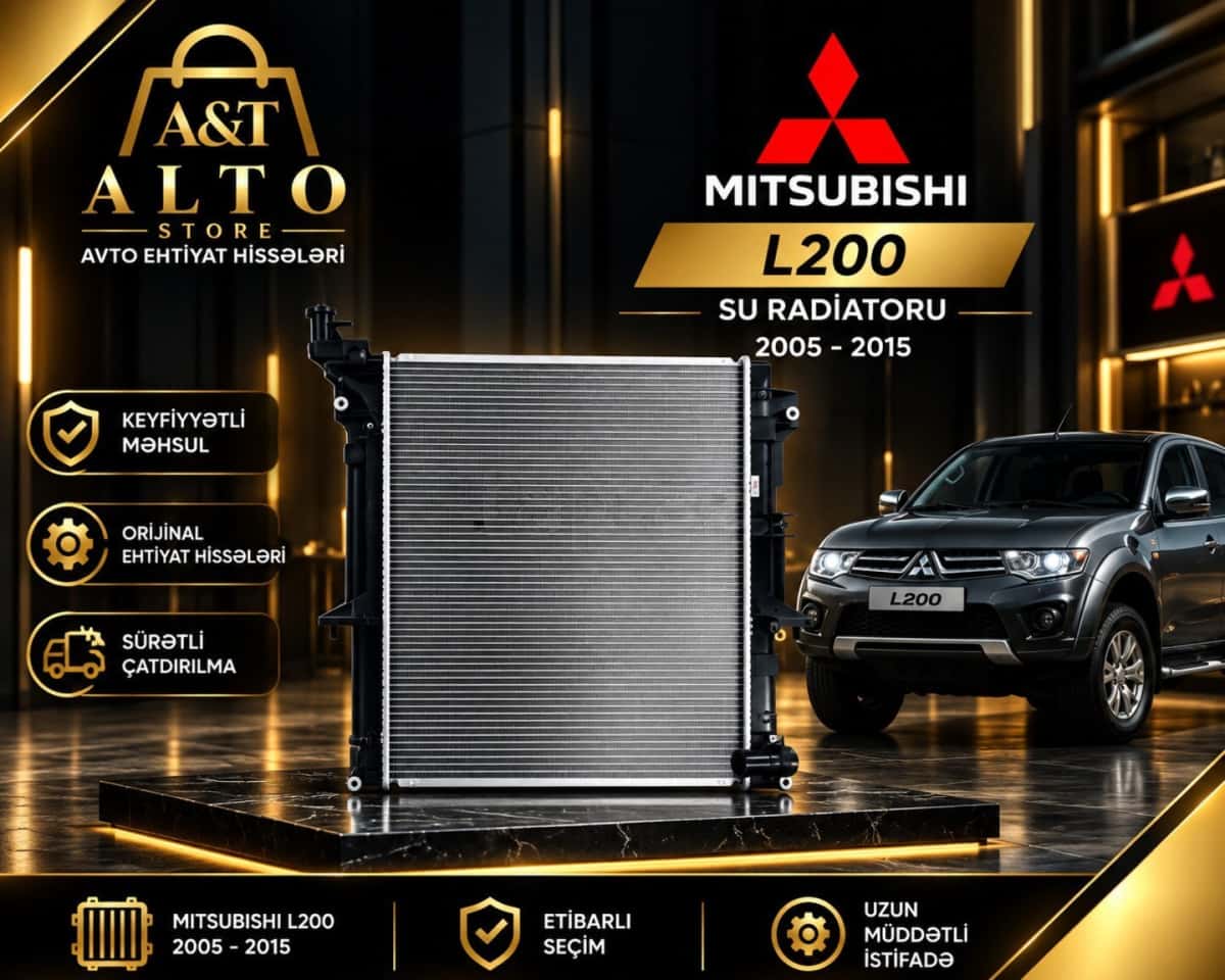 Water radiator for Mitsubishi L200 2005-2015 - Tenderyard