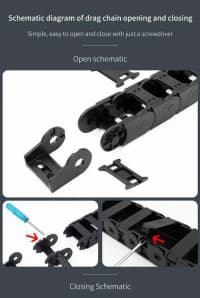 Kabel daşıyıcı qoruyucu zəncir — şəkil 10