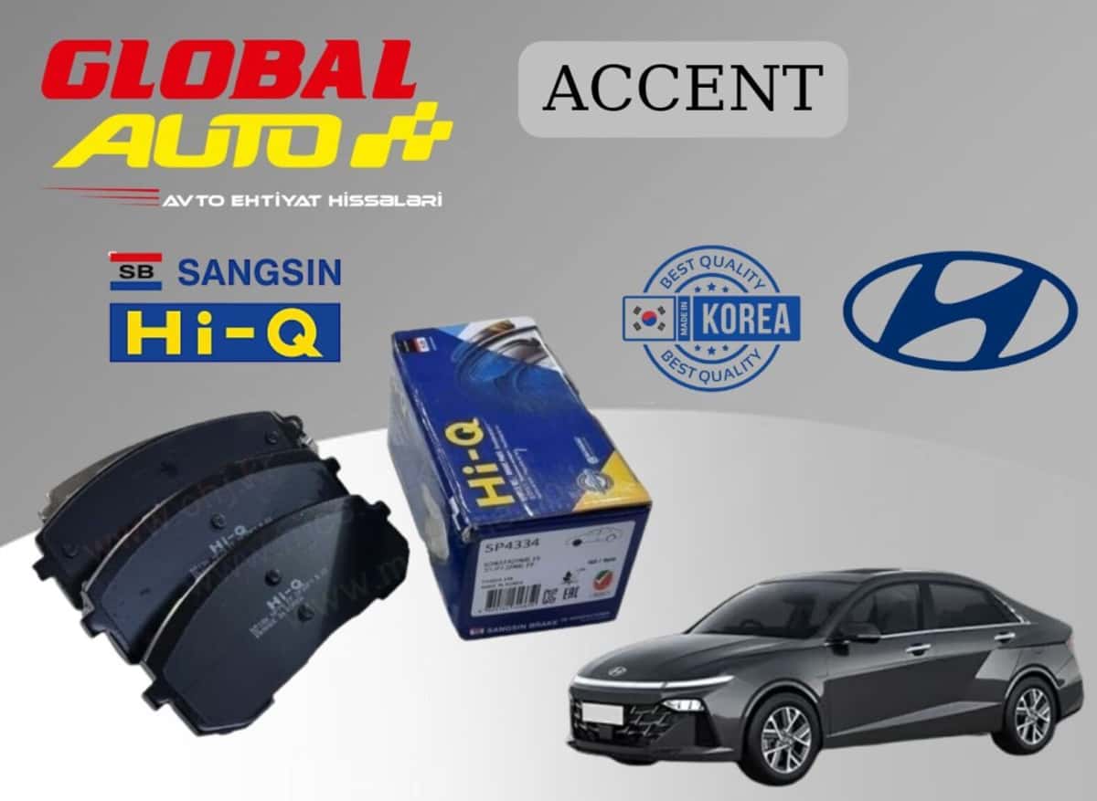 Brake pads Hyundai Accent 2022-2025 - Tenderyard