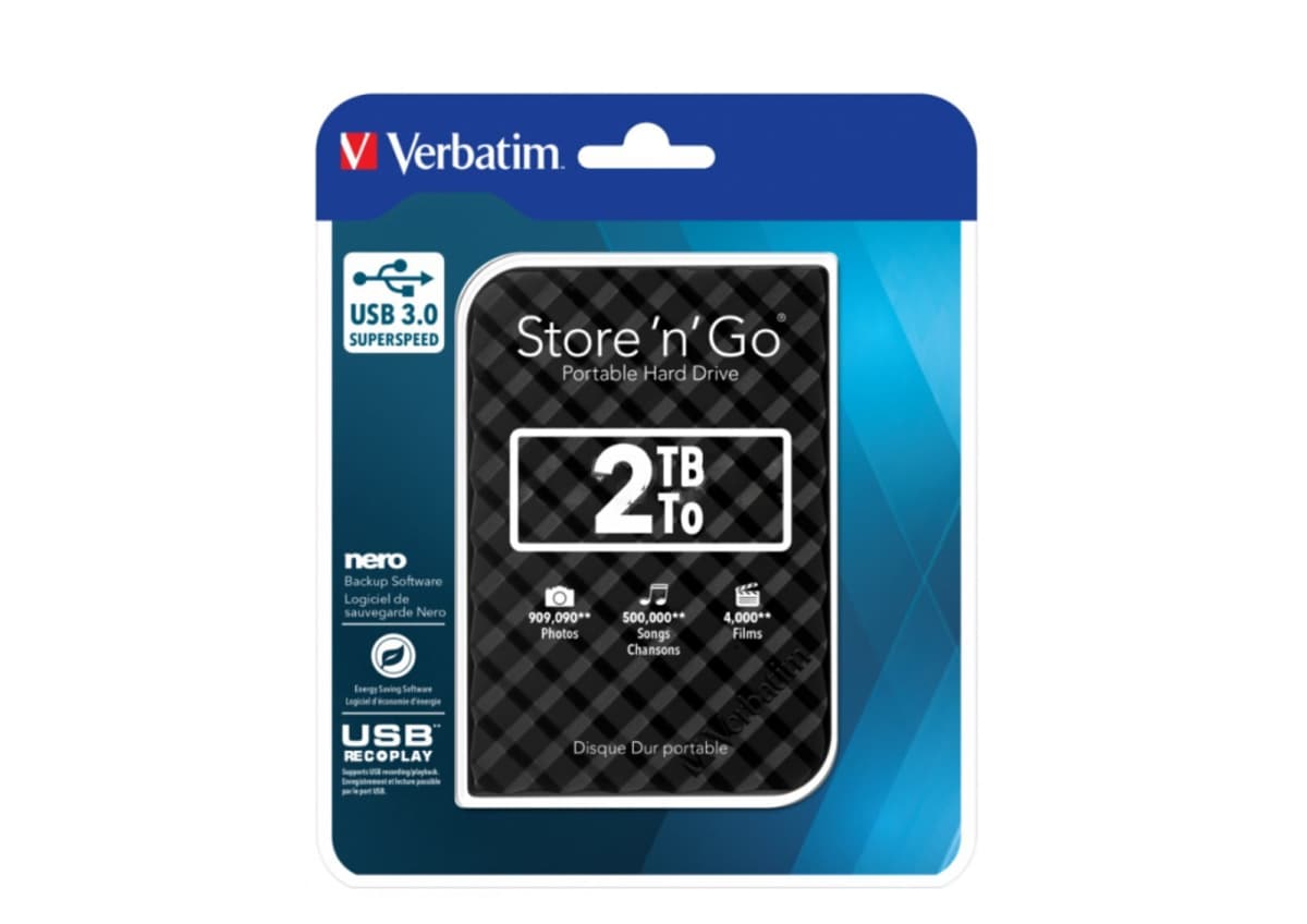 Xarici hard disk Verbatim 2TB Store 'n' Go