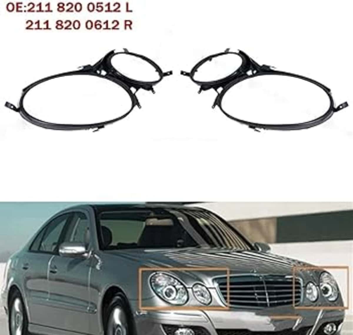 Fara rezini Mercedes E-Class W211 2002-2008 - Tenderyard