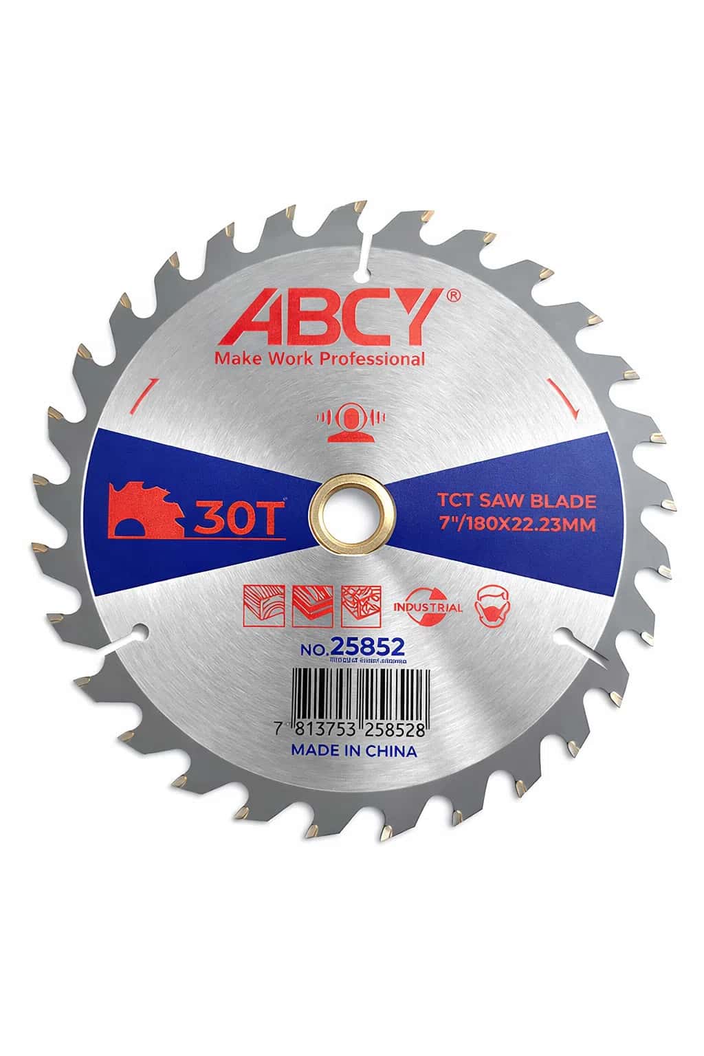 ABCY TCT Dairəvi Mişar Diski 180x22.23mm, 30T - Tenderyard