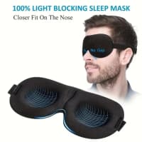 Yuxu üçün maska Sleep&Bed, qara — şəkil 4