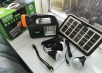 GDTimes GD-102 Günəş Panelli Radio və Fənər Dəsti — şəkil 2