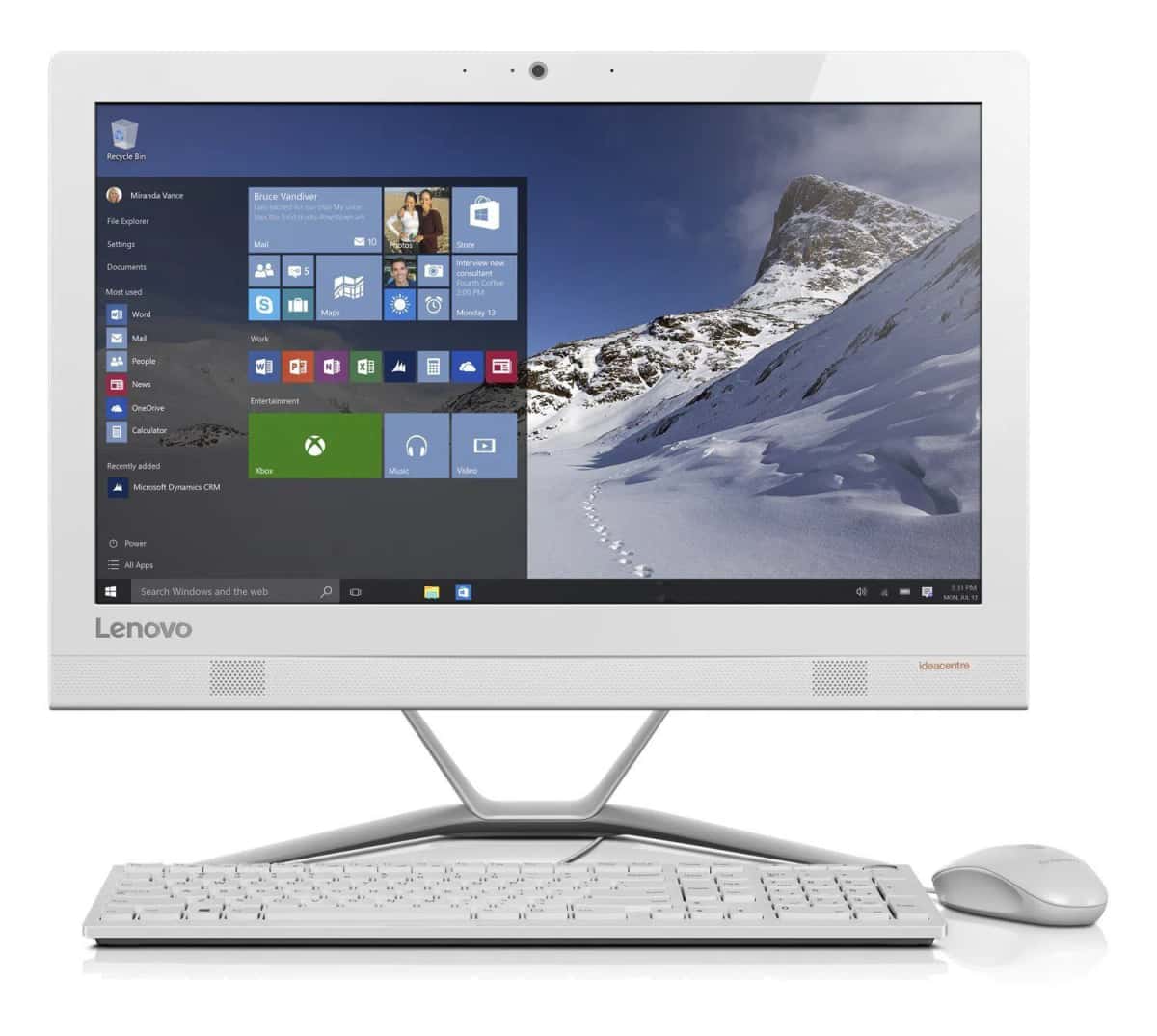 Lenovo All-in-One PC, Color White - Tenderyard