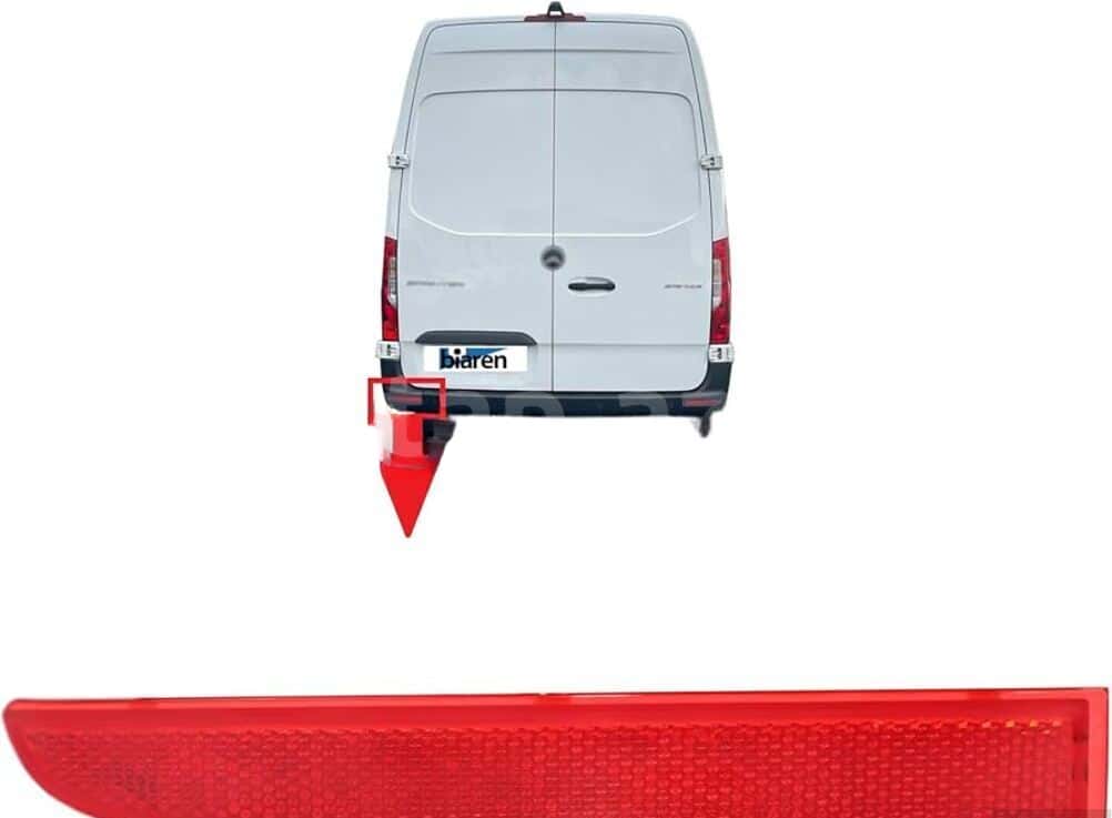 Rear bumper reflector for Mercedes Sprinter 907/910 - Tenderyard