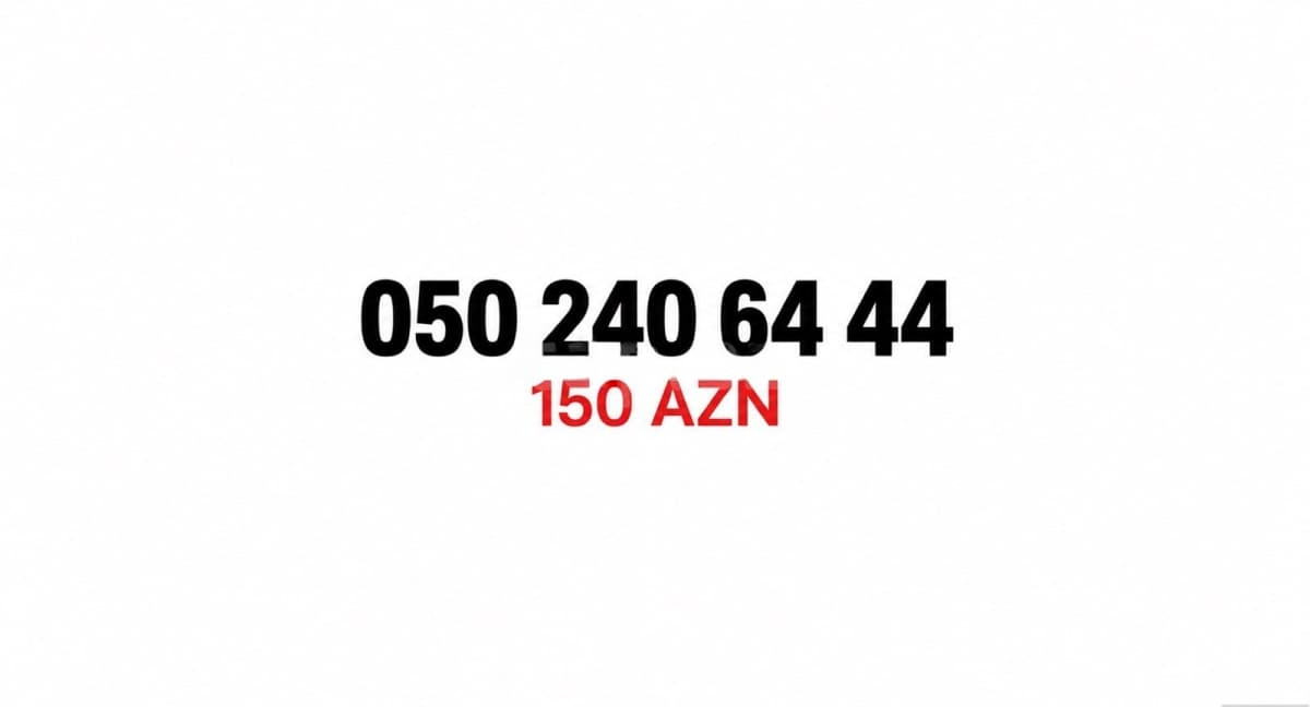 Azercell nömrə (050) 240-64-44