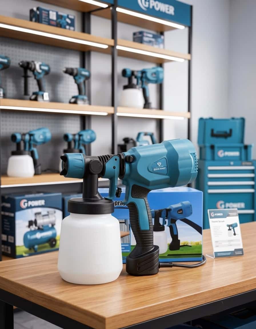 GPower G-83152 Electric Paint Spray Gun - Tenderyard