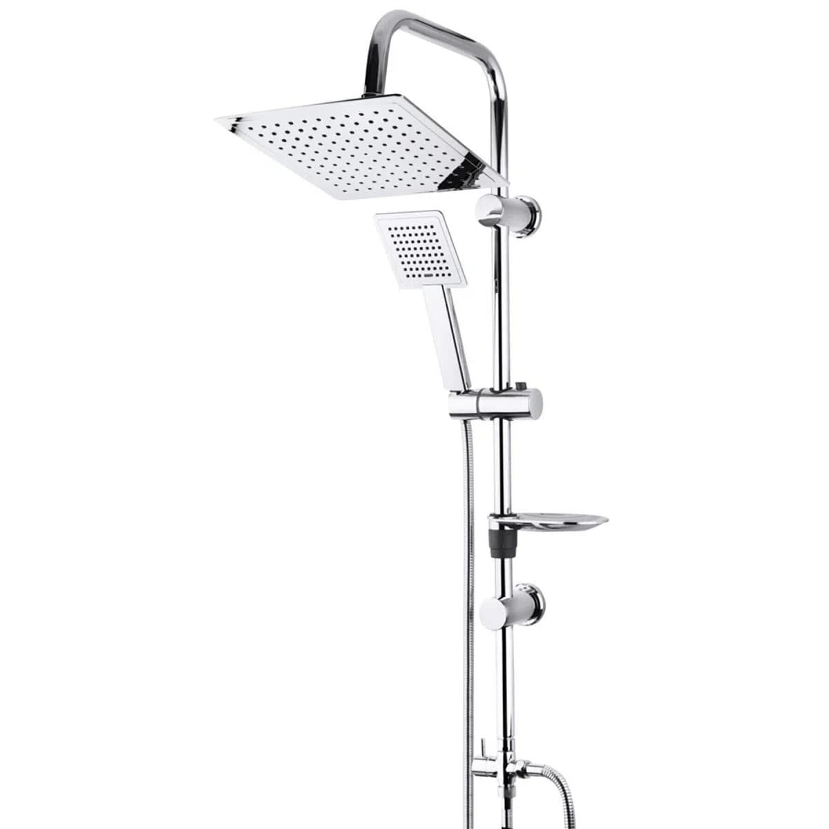 Kvadrat duş başlığı, Gümüşü rəng