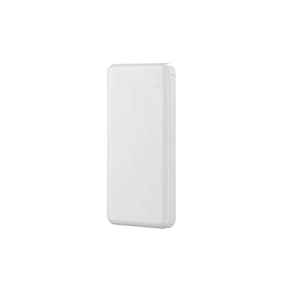 10,000 mAh power bank, White color - Tenderyard