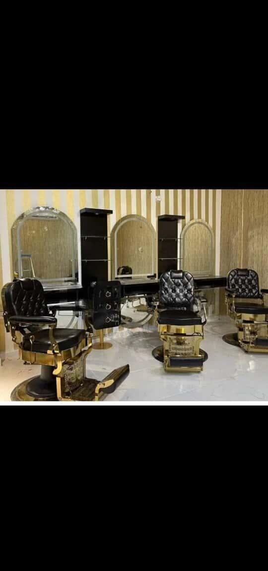 Barber chair, made in Turkey - Tenderyard