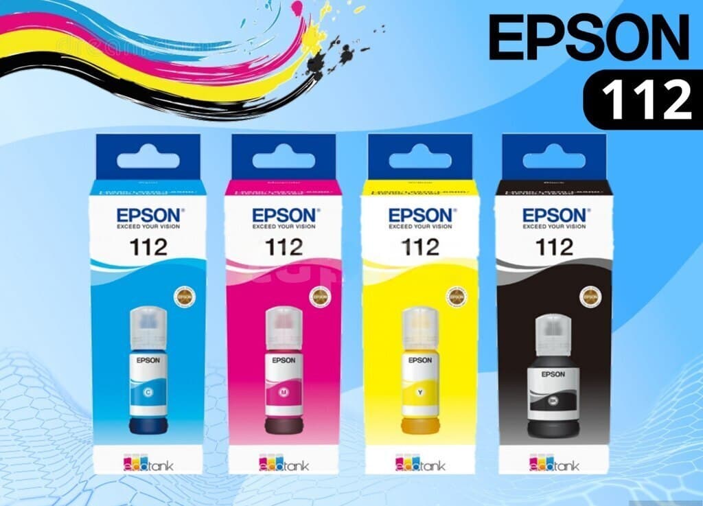 Epson 112 Orijinal EcoTank Mürəkkəbi
