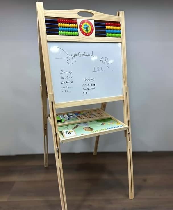 2-sided writing and drawing board for children - Tenderyard