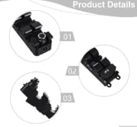 Şüşə qaldıran düymə Land Rover Range Rover Sport və Evoque — şəkil 5