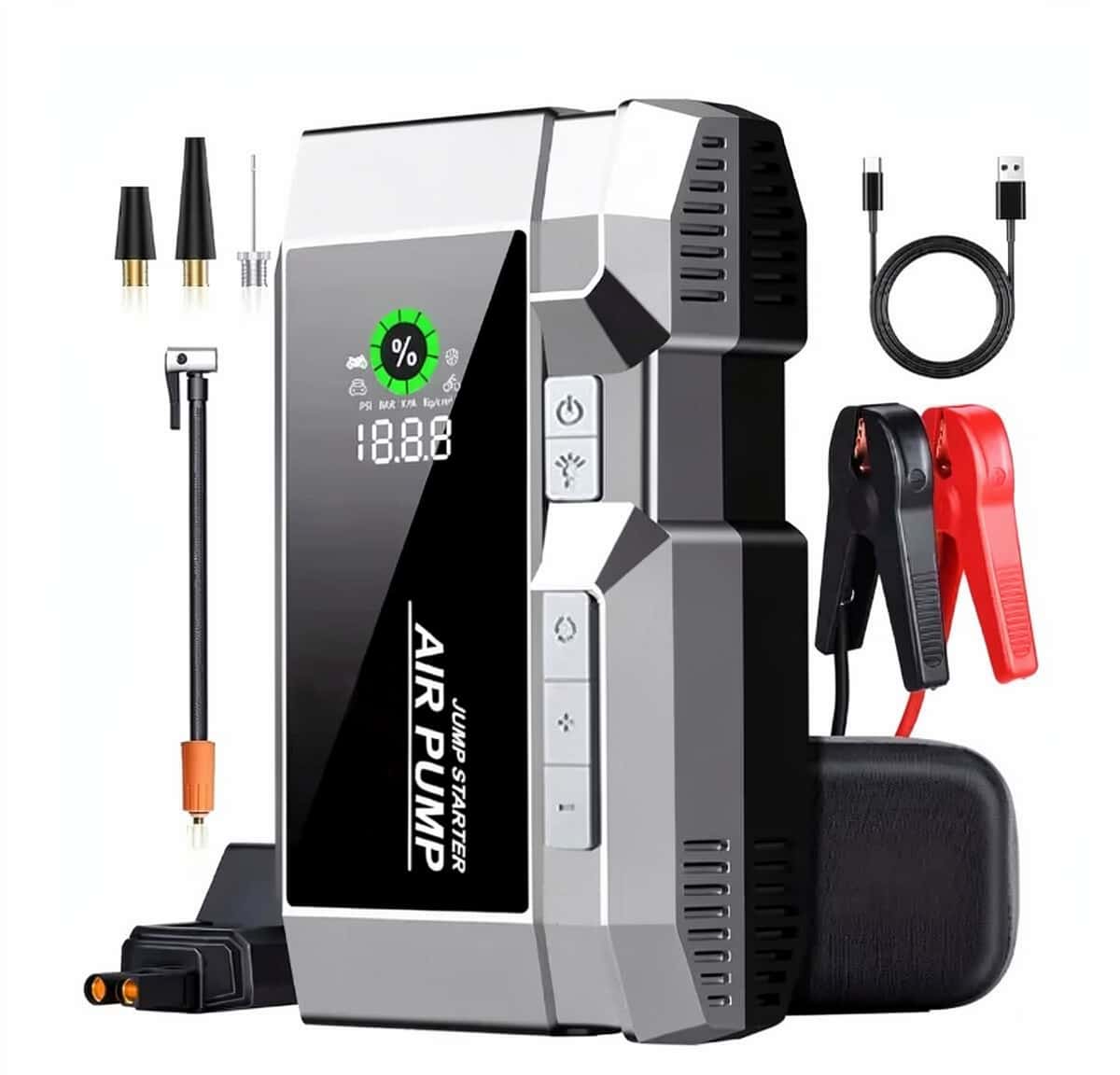 Çoxfunksiyalı Avtomobil Nasosu və Jump Starter - Tenderyard