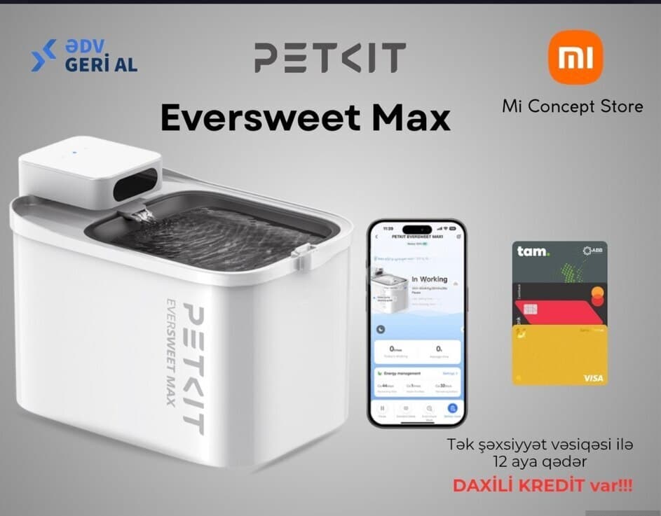 Smart su qabı Petkit Eversweet Max 2