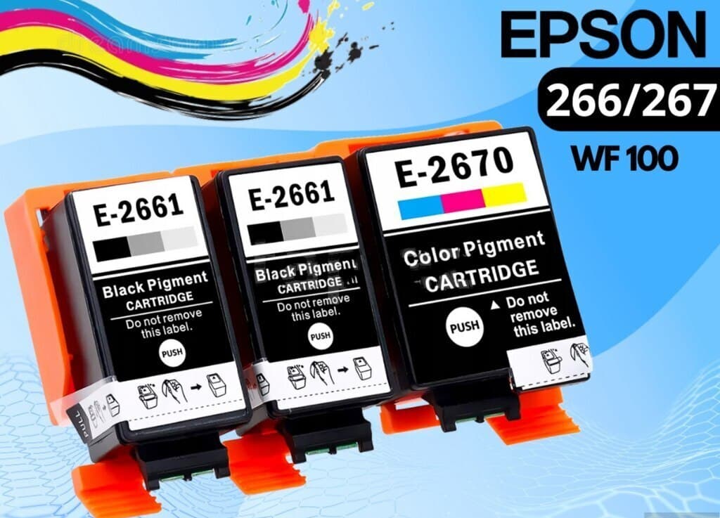 Epson WF-100 üçün 266 və 267 Kartricləri