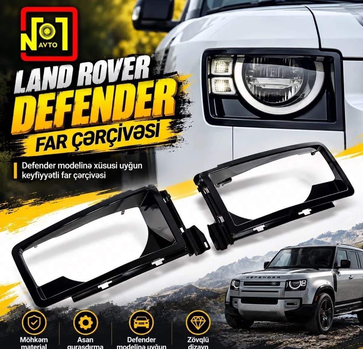 Fara çərçivəsi Land Rover Defender